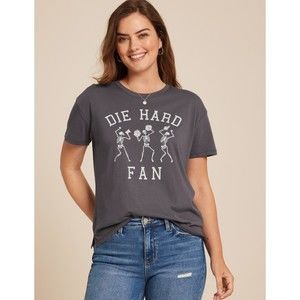Maurices Die Hard Fan Oversized Fit Graphic Tee